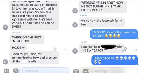 jackie leaked messages about marshall|Jackie Love Is Blind Text Messages — Here Are the。